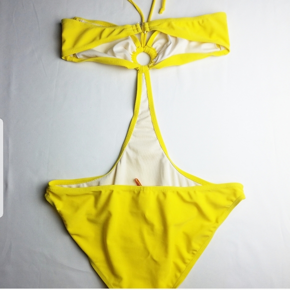 Apollo Swimwear Yellow Swimsuit - Picture 2 of 6